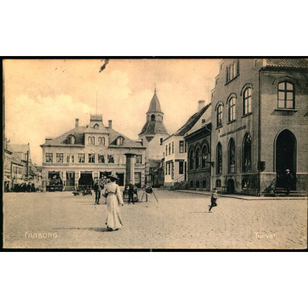 Faaborg - Torvet - F.C. Alstr�ms Bogh. 2268 - Brugt