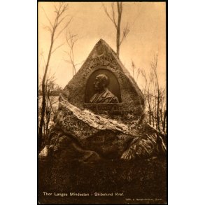 Thor Langes Mindesten i Skibelund Krat - A. Hansen - Jacobsen u/n - Ubrugt