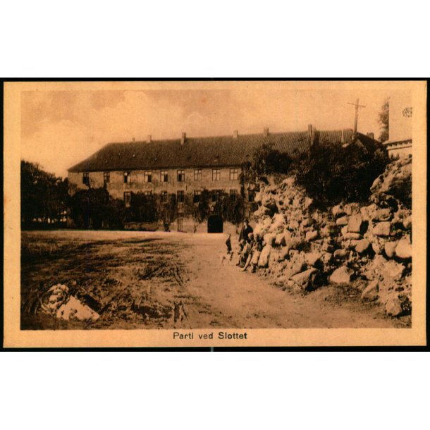 Parti ved Slottet - J. Boisen u/n - Ubrugt