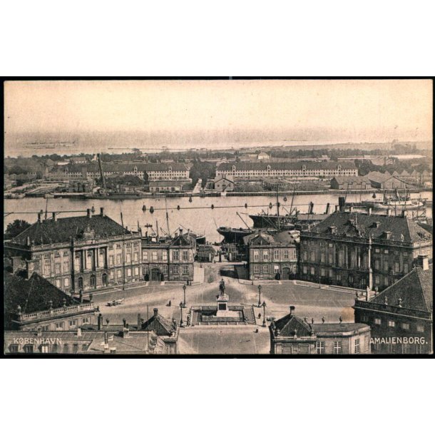 K�benhavn - Amalienborg - Kortforlaget "Danmark" u/n