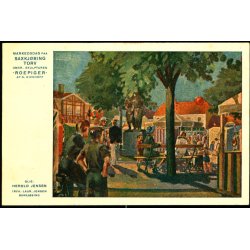 Markedsdag p� Saxkj�bing Torv - omkr. Skupturen "Roepiger" - Metropolitan Publikation - Ubrugt