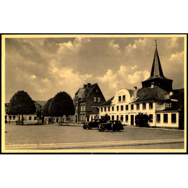 Saxkj�bing - Torvet - Thaaning Steffensens Bogh. Eneret 95515 - Ubrugt
