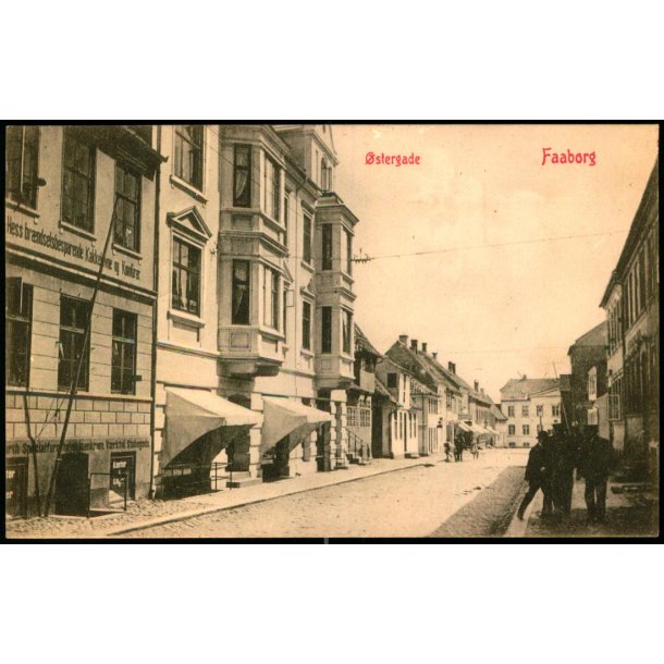Faaborg - �stergade - Warburgs Kunst Forlag 5956 - Brugt