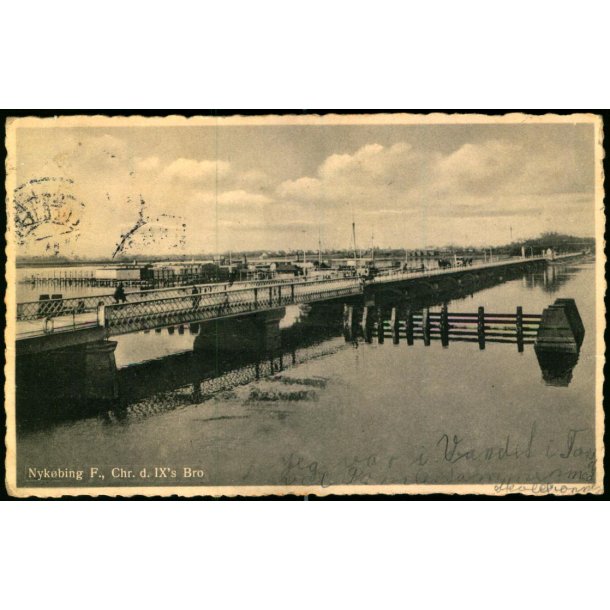 Nyk�bing F. - Chr. IXs Bro - Rudolf Olsen 6146 - Brugt