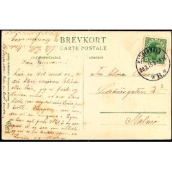 Torvet - Raadhuset og Spare og Laanekassen - Faaborg - Peter Alstrup 3896 - Brugt