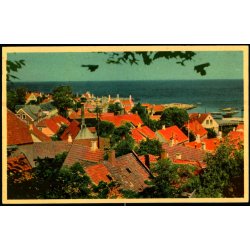 Bornholm - Udsigt over Gudhjem - K.Witt-Mller Serie 186