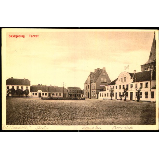 Saxkj�bing - Torvet - Julius Lund 39933 - Ubrugt