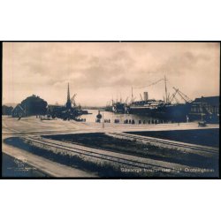 G&ouml;teborg frihavn med ngf. DROTTNINGHOLM - Fotokort Eliassons 3371 - Ubrugt