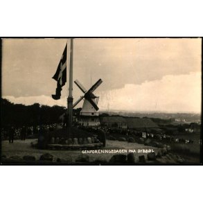 Genforeningsdagen paa Dybb�l - Fotokort u/n - Ubrugt