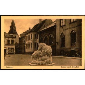 Faaborg - Torvet med Br�nden - u/n - Ubrugt