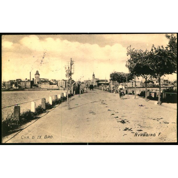 Nyk�bing F. - Chr.D  IX Bro - u/n - Brugt
