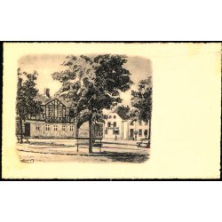 Parti fra Saxk�bing Torv - Thaaning Steffensens Bogh. Eneret u/n - Ubrugt