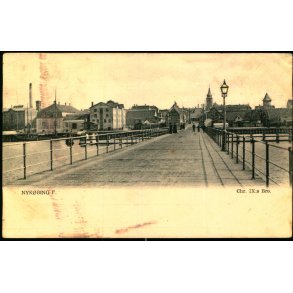 Nyk�bing F. - Chr. IXs Bro - Peter Alstrup 1854 - Ubrugt