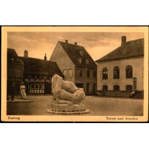 Faaborg - Torvet med Br�nden - u/n - Ubrugt