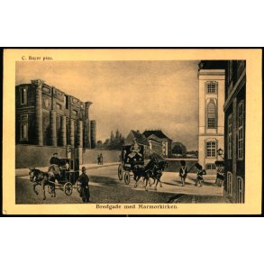 C. Bayer - Bredgade med Marmorkirken - Alex Vincent 1