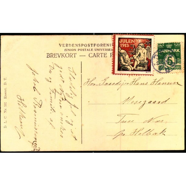 BRAADE p Kort + Jul 1913