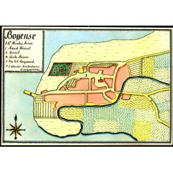 Bogense - Kopi af kort fra 24 April 1782 - Ubrugt