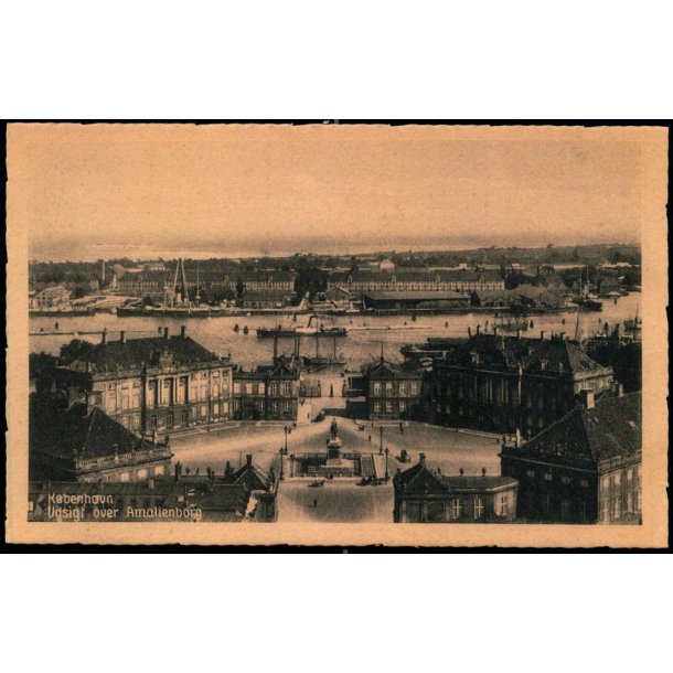 K�benhavn - Udsigt over Amalienborg - Stender 84