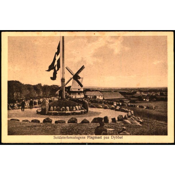 Soldaterforeningens Flagmast paa Dybb�l - Chr. Quist 84 - Ubrugt
