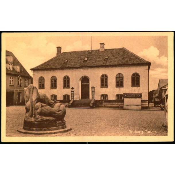 Faaborg - Torvet -  David J. Bagers Bogh. 62433 - Ubrugt