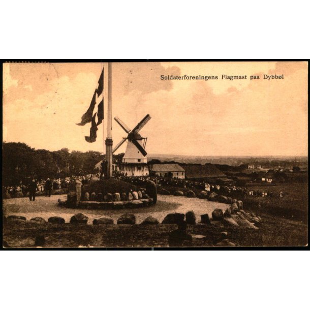 Soldaterforeningens Flagmast paa Dybb�l - Chr. Quist 45 - Brugt
