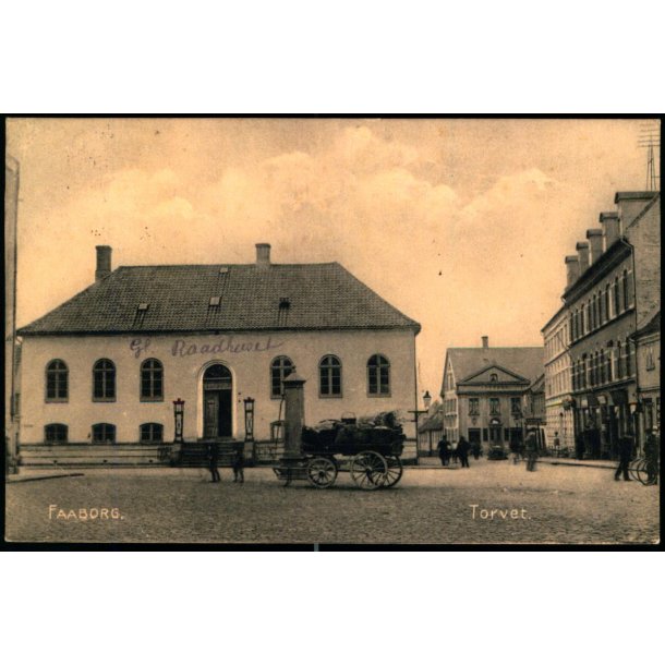 Faaborg - Torvet - Varehus A. Halds Forlag u/n - Brugt