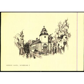 Nordre Kapel - Nyk�bing F. - Plan Tryk u/n - Ubrugt