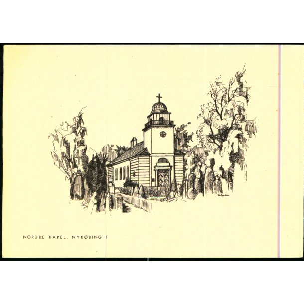 Nordre Kapel - Nyk�bing F. - Plan Tryk u/n - Ubrugt