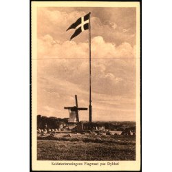 Soldaterforeningens Flagmast. S�nderborg i Baggrunden - J. Bolsen u/n - Ubrugt