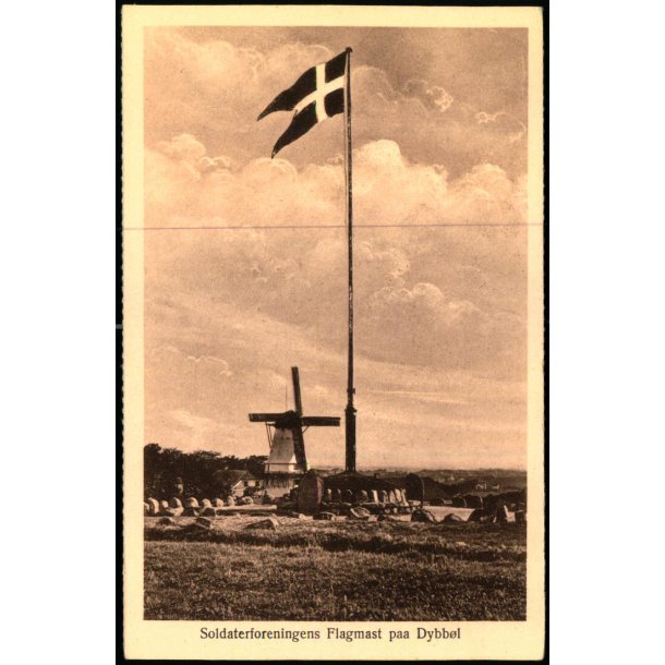 Soldaterforeningens Flagmast paa Dybb�l - Chr. Quist 82 - Ubrugt