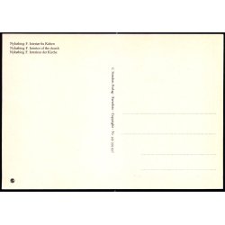 Nyk�bing F. - Interi�r fra Kirken - Stender 149 301 037 - Ubrugt