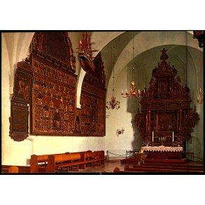 Nyk�bing F. - Interi�r fra Kirken - Stender 149 301 037 - Ubrugt