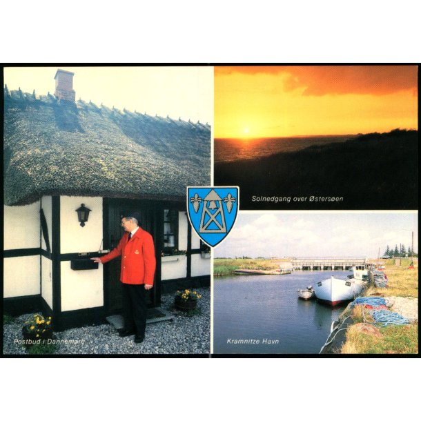 Postbud i Dannemare - Helge Petersens Bogtrykkeri u/n - Ubrugt