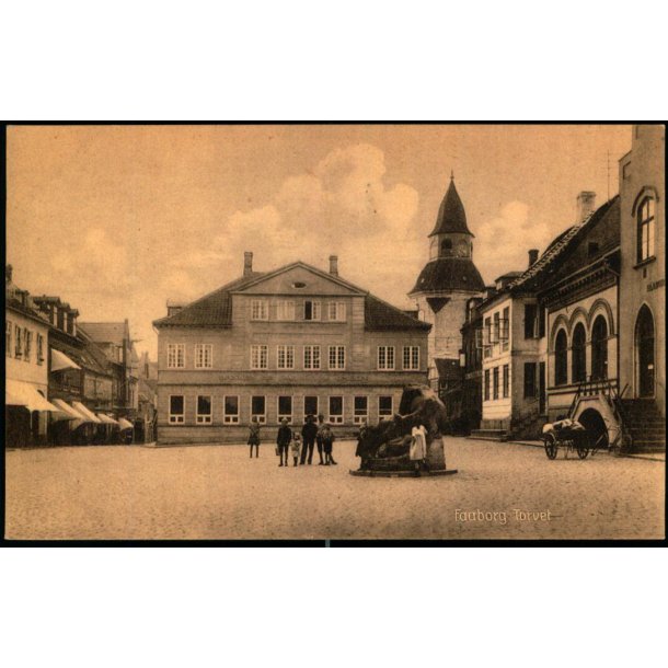 Faaborg - Torvet - G. Nissens Papirh. 54038 - Ubrugt