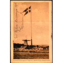 Soldaterforeningens Flagmast. S�nderborg i Baggrunden - J. Bolsen u/n - Brugt