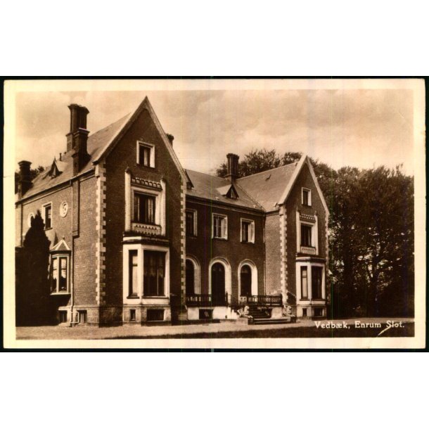 Vedbk - Enrum Slot - Nielsen 7148 - Ubrugt - Svagt hjrne !