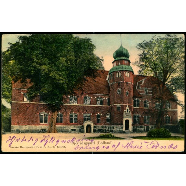 Bjerridsgaard (Lolland) - Danske Herregaarde F. &amp; B. 23 - Brugt