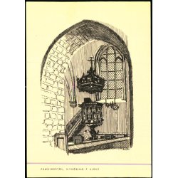 Pr�dikestol - Nyk�bing F. - Kirke - Plan Tryk u/n - Ubrugt