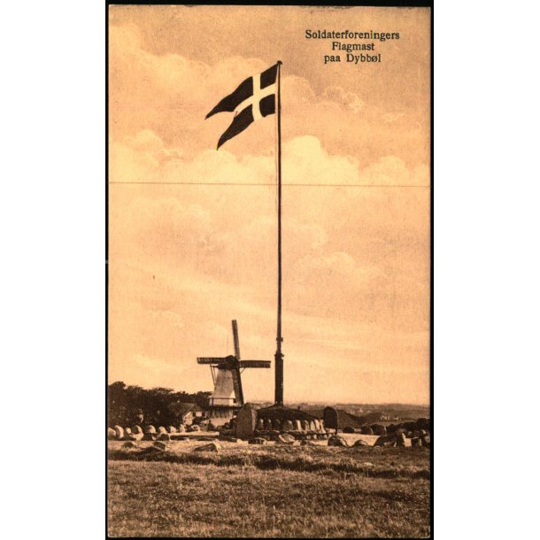 Soldaterforeningens Flagmast paa Dybb�l - Chr. Quist 99 - Ubrugt
