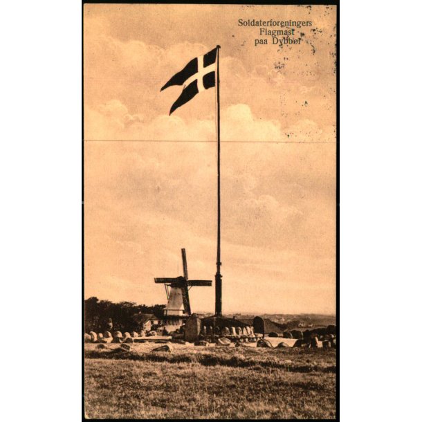Soldaterforeningens Flagmast paa Dybb�l - Chr. Quist 20 - Brugt