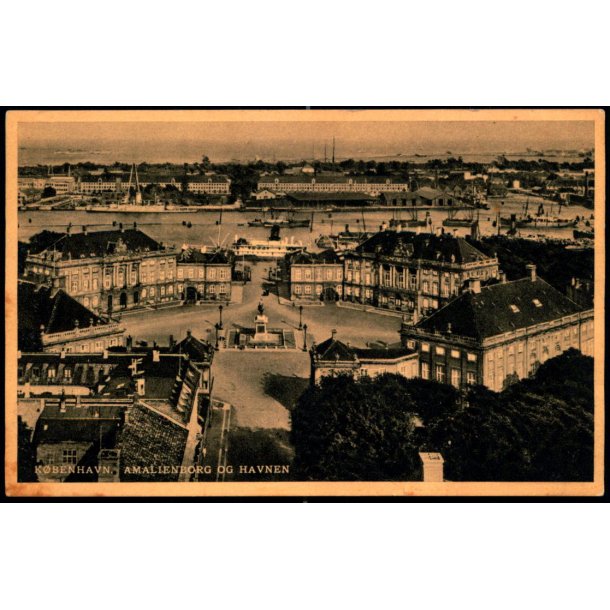 K�benhavn - Amalienborg og Havnen - u/n