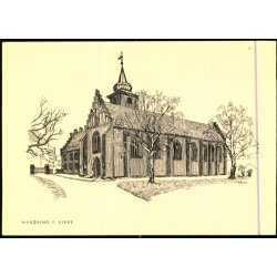 Nyk�bing F. - Kirke - Plan Tryk u/n - Ubrugt