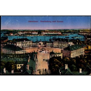 K�benhavn - Amalienborg med Havnen - Ed.F.Ph. 2325 