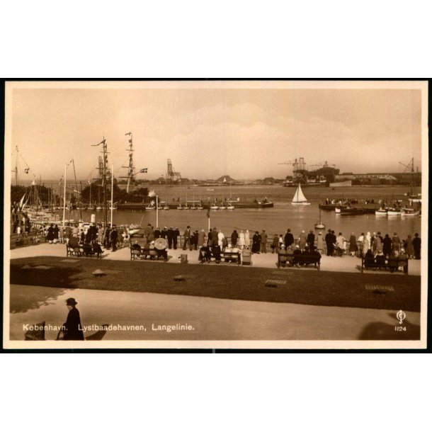 K�benhavn - Lystbaadehavnen - Langelinie - Chr. Olsen 1124