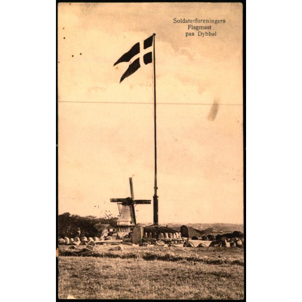 Soldaterforeningens Flagmast paa Dybb�l - J. Bolsen 59 - Brugt