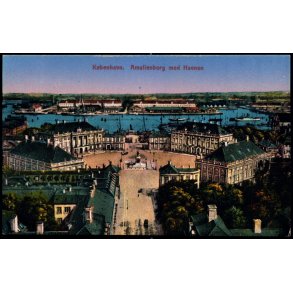 K�benhavn - Amalienborg med Havnen - Ed.F.Ph. 2325 