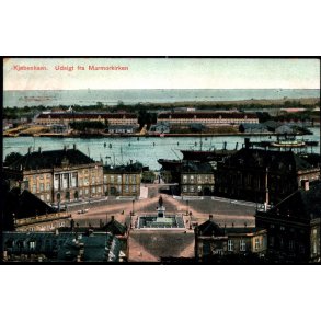 K�benhavn -  Udsigt fra Marmorkirken - u/n 
