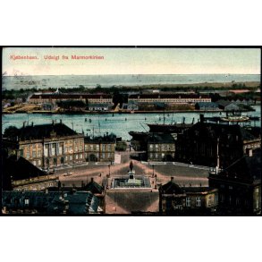 K�benhavn -  Udsigt fra Marmorkirken - u/n 