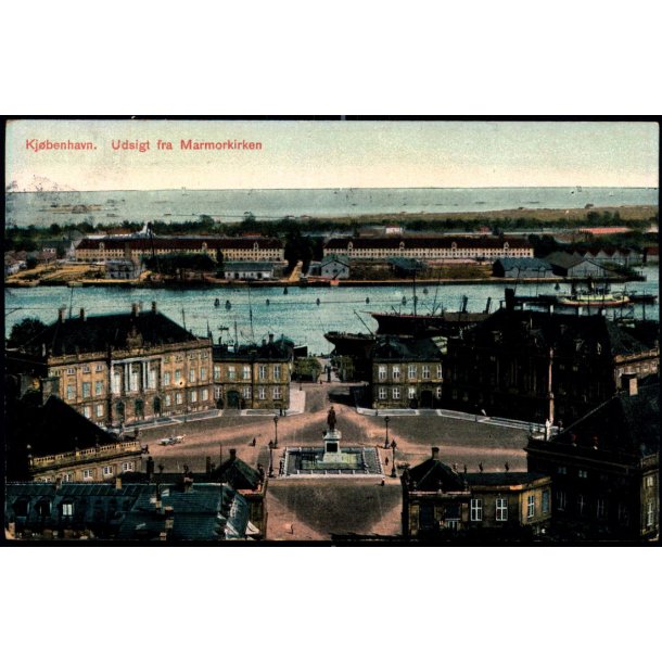 K�benhavn -  Udsigt fra Marmorkirken - u/n 