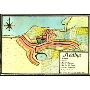 R�db�e - Kopi af kort fra 1782 -